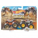 Hot Wheels Monster Trucks 1:64 Two Pack Assorted
