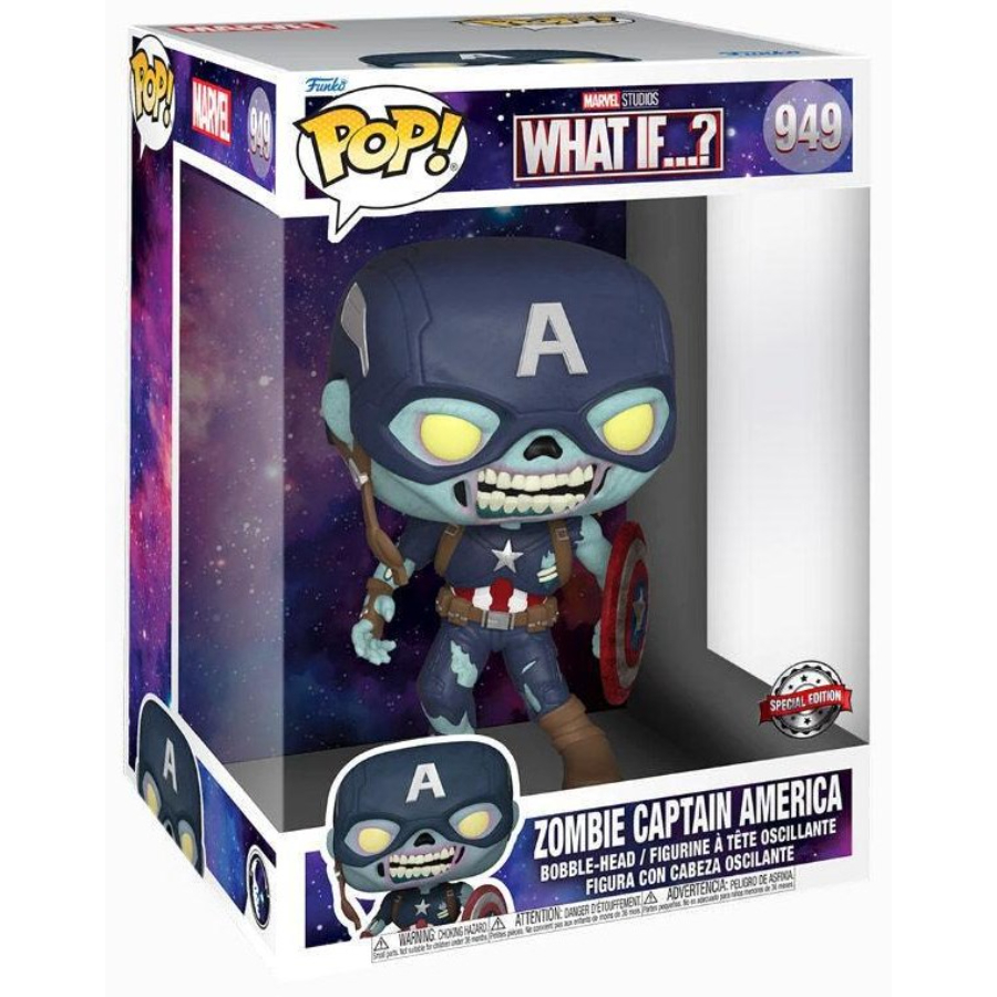 Funko Pop Vinyl Jumbo Zombie Captain America