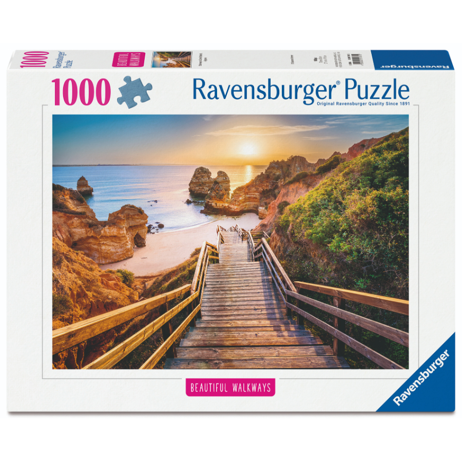 Ravensburger Puzzle 1000 Piece Stairway To Camilo Beach Algarve