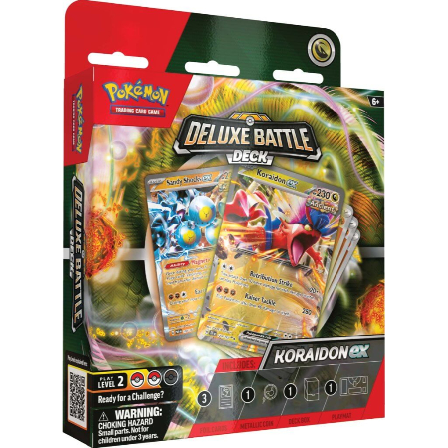Pokemon TCG Miraidon Koraidon Ex Deluxe Battle Deck Assorted