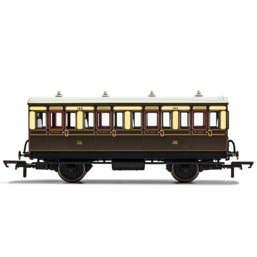 Hornby Rail Trains HO-OO Carriage GWR 4 Wheel Coach