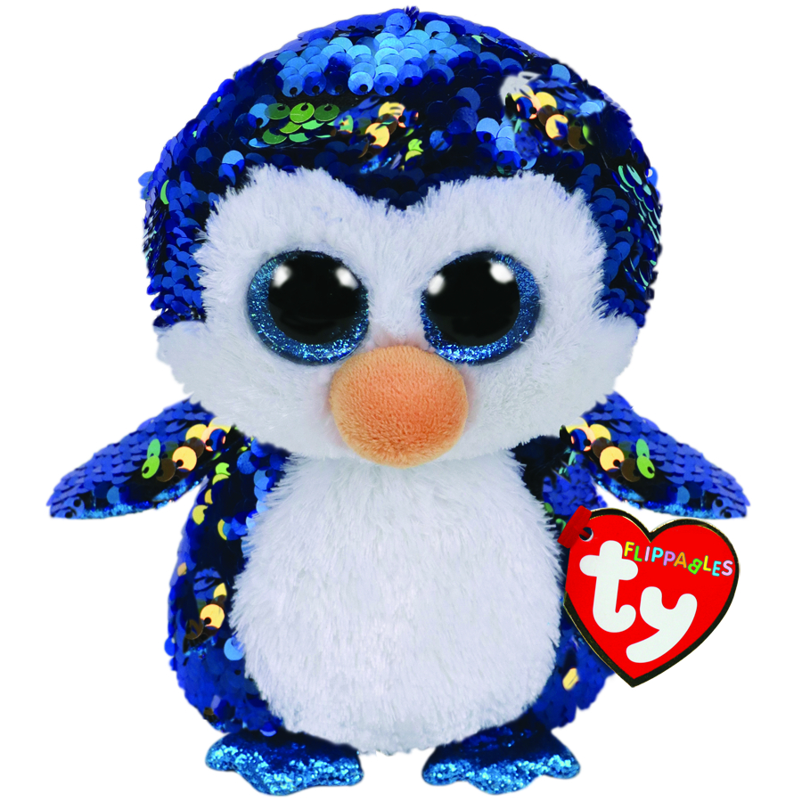 Beanie Boos Flippables Regular Plush Payton Penguin