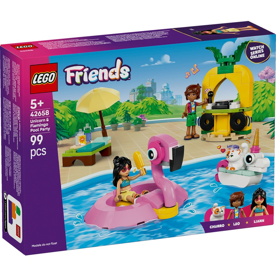 LEGO Friends Unicorn & Flamingo Pool Party