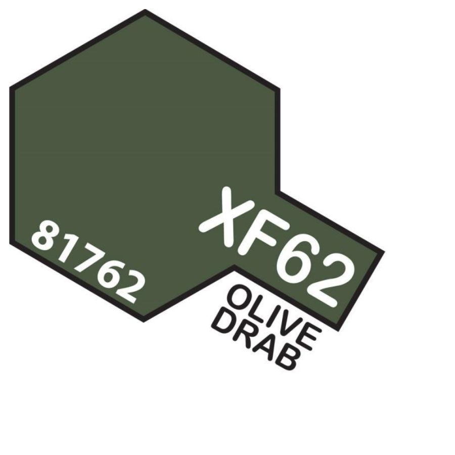 Tamiya Mini Acrylic Paint XF62 Olive Drab