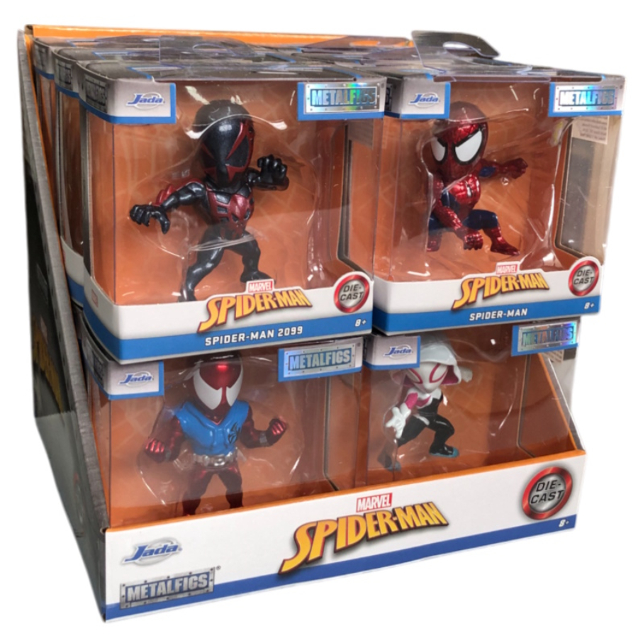 Jada Collectables Metalfigs 2.5 Inch Marvel Spider-Man Wave 4 Assorted