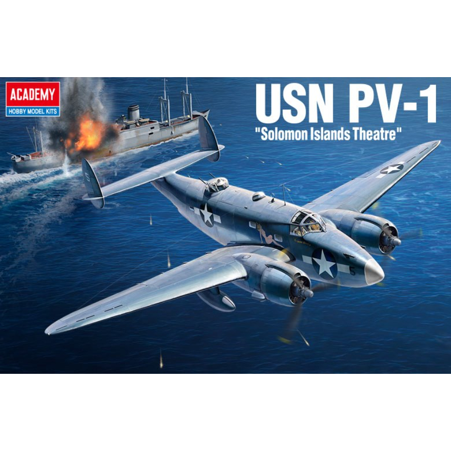 Academy Model Kit 1:48 Aust Decals USN PV-1 Solomon Islands Theatre
