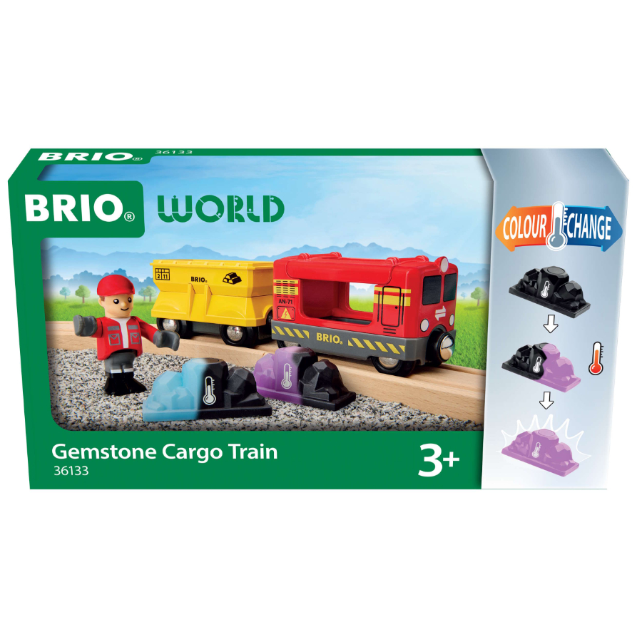 Brio Wooden Train Vehicle Gemstone Cargo Train 5 Pieces