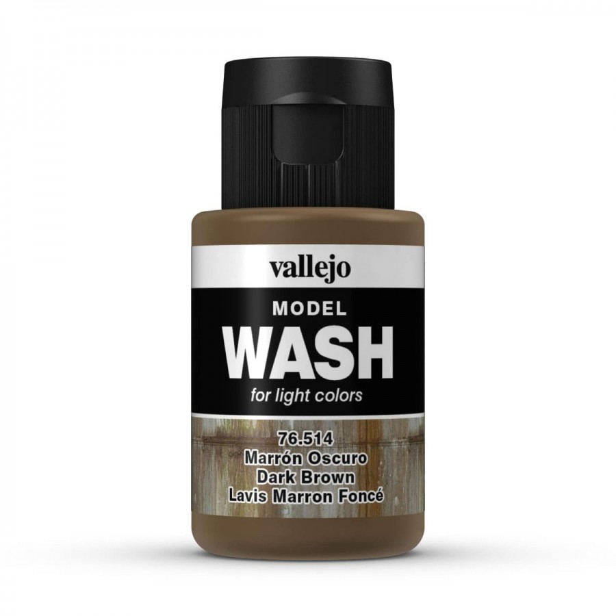 Vallejo Wash Dark Brown 35mL