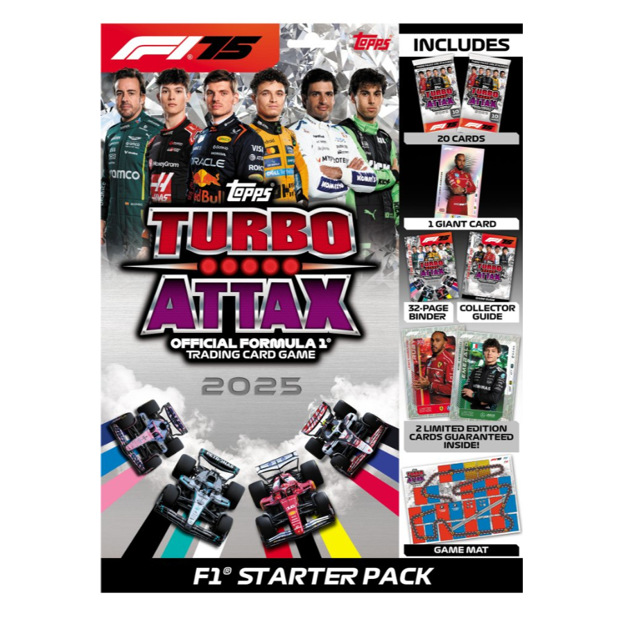 Topps F1 Turbo Attax Trading Cards 2025 Starter Pack