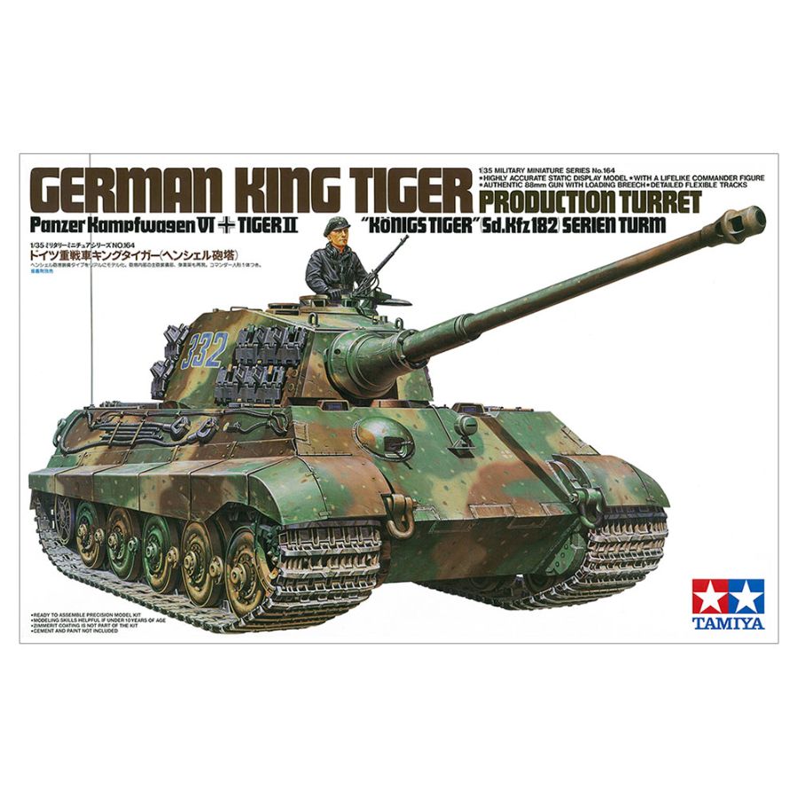Tamiya Model Kit 1:35 German King Tiger Tank