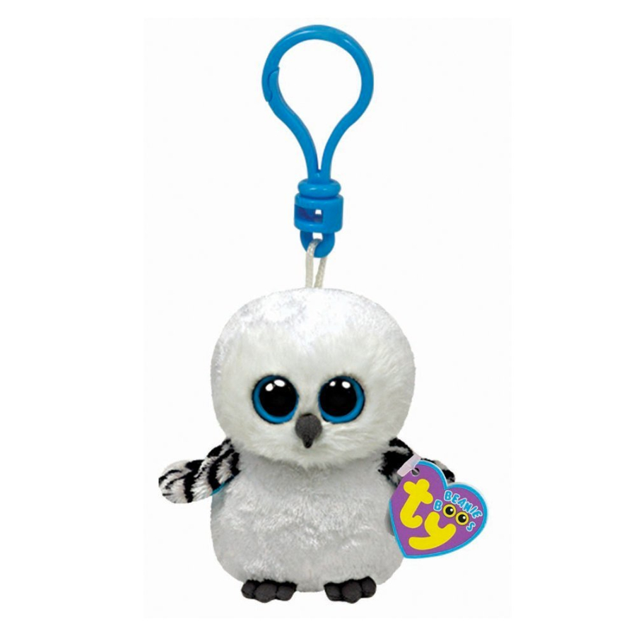 Beanie Boos Clips Spells White Owl