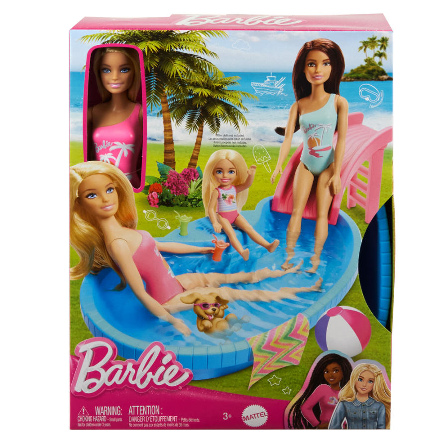 Barbie Dream Swimming Pool With Doll