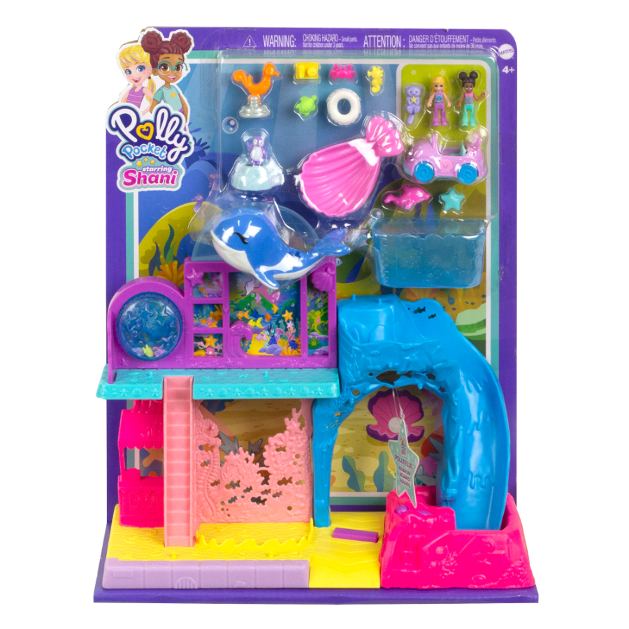 Polly Pocket Pollyville Aquarium Playset