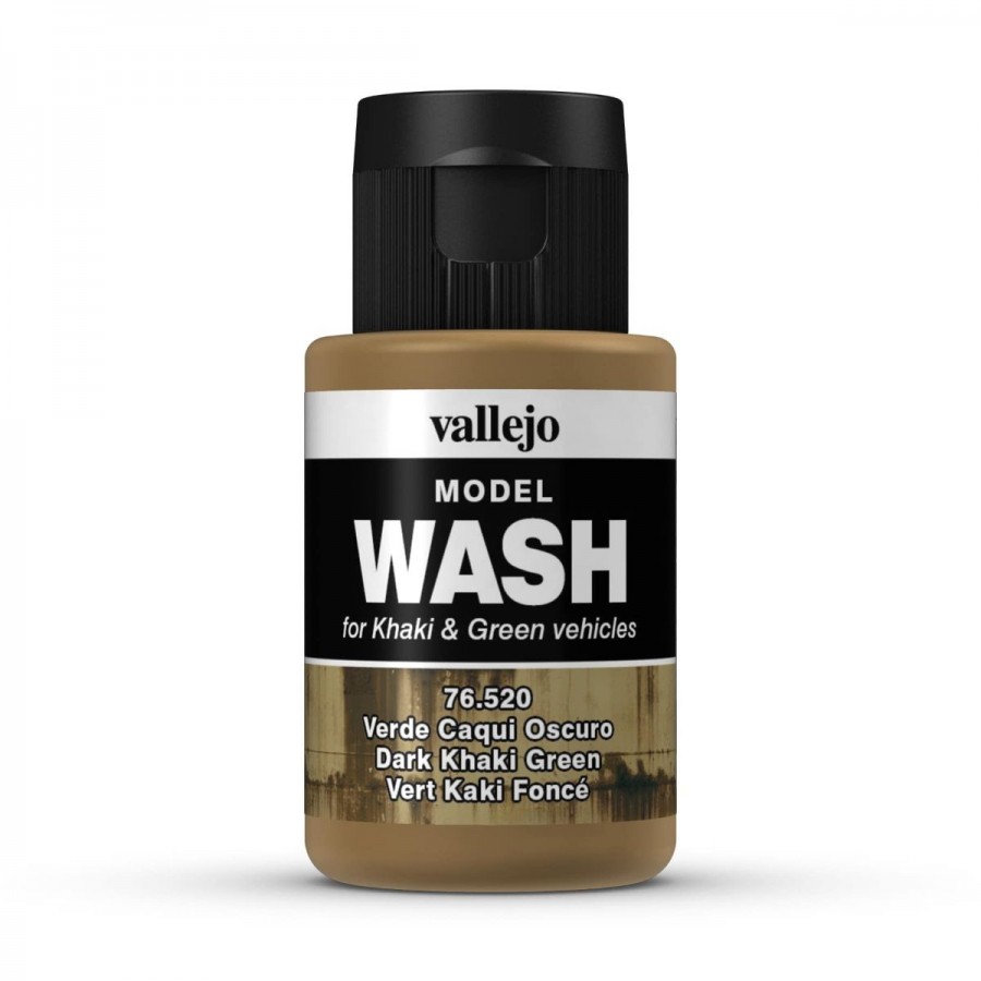 Vallejo Wash Dark Khaki Green 35mL