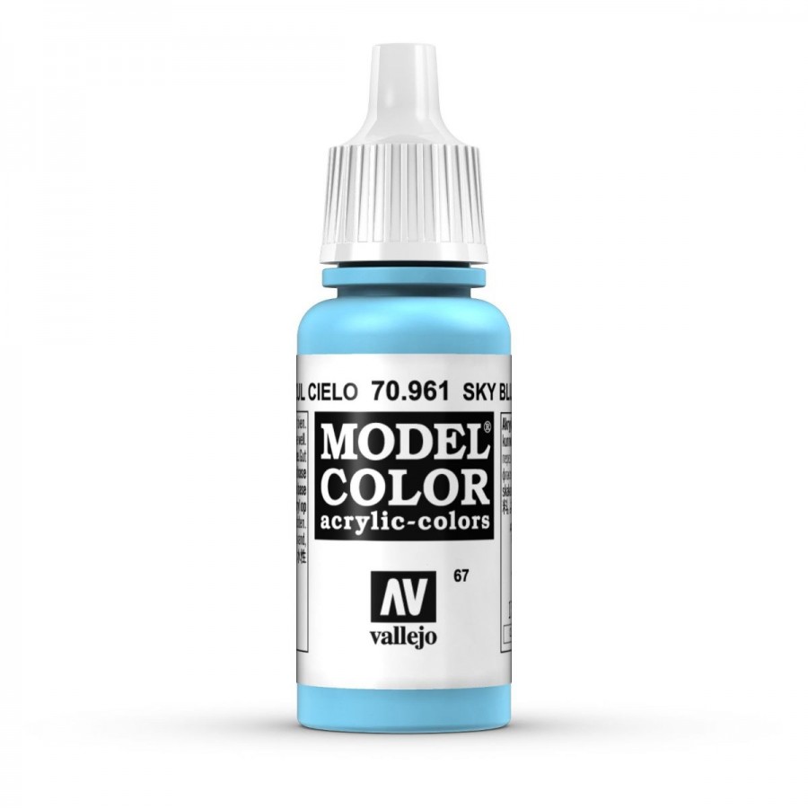 Vallejo Acrylic Paint Model Colour Sky Blue 17-18ml