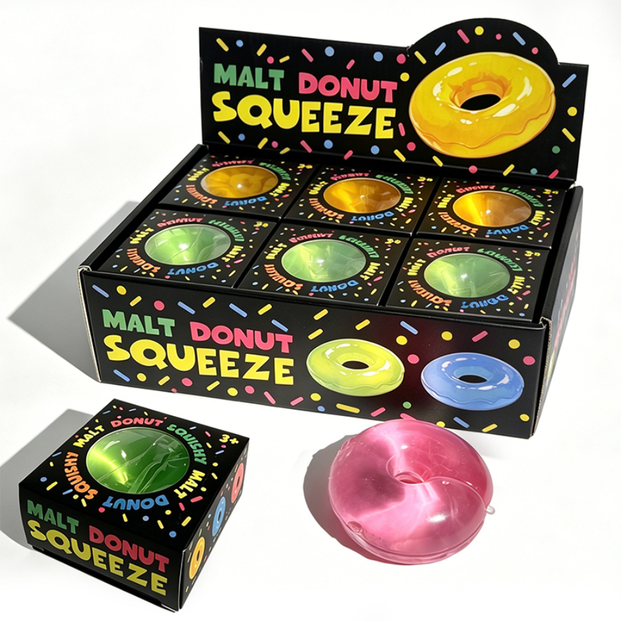 Squishy Sugar Translucent Donuts Assorted Colours