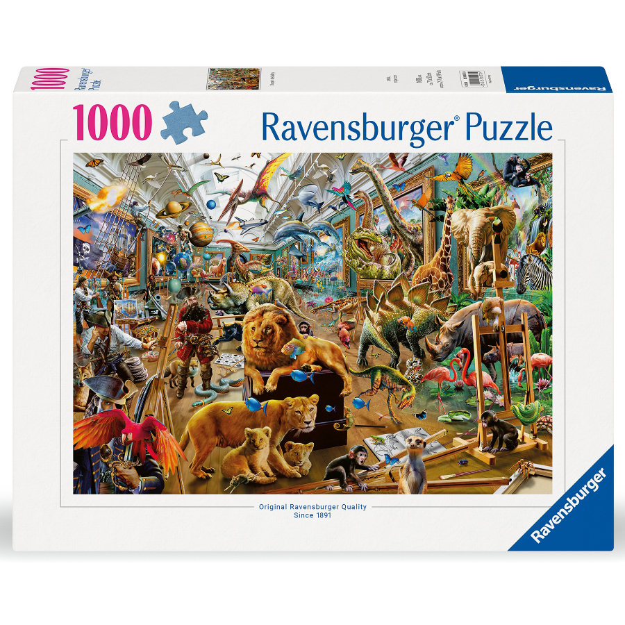 Ravensburger Puzzle 1000 Piece Chaos In The Gallery SF