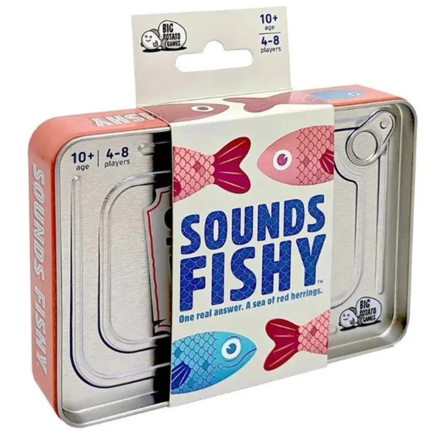 Sounds Fishy Travel Game In Tin