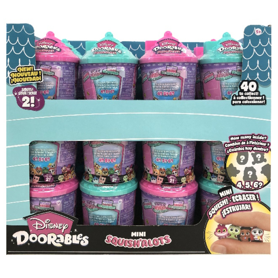 Disney Doorables Squishalotsâ€‹ Multipack Series 1 Assorted