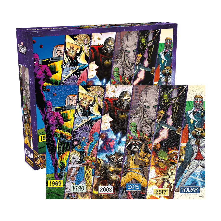 Guardians Of The Galaxy Timeline 1000 Piece Puzzle