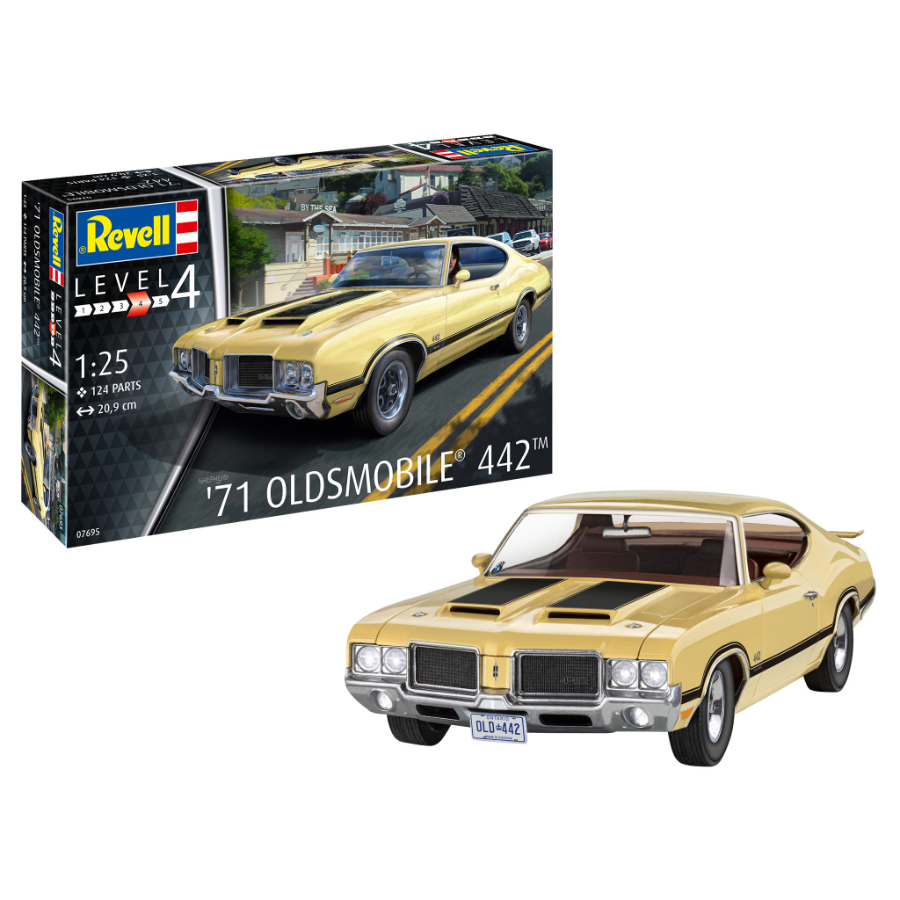 Revell Model Kit 1:25 71 Oldsmobile 442 Coupe