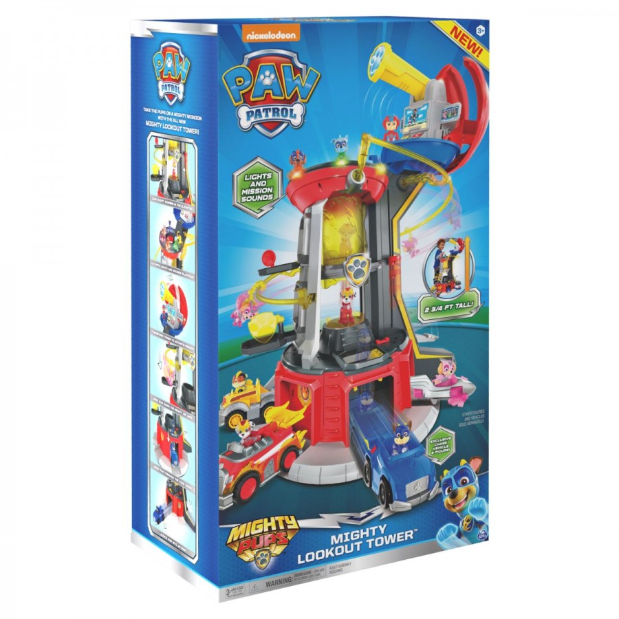 Paw Patrol Mighty Pups Mighty Lookout Tower