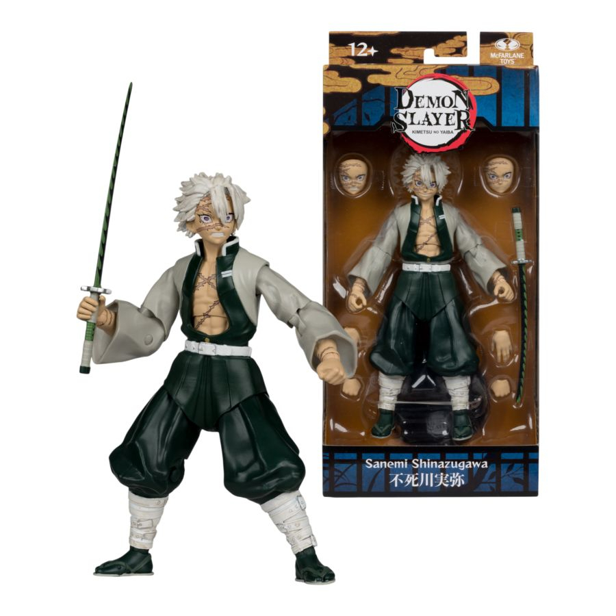 Mcfarlane Demon Slayer Sanemi Shinazugawa 7 Inch Figure