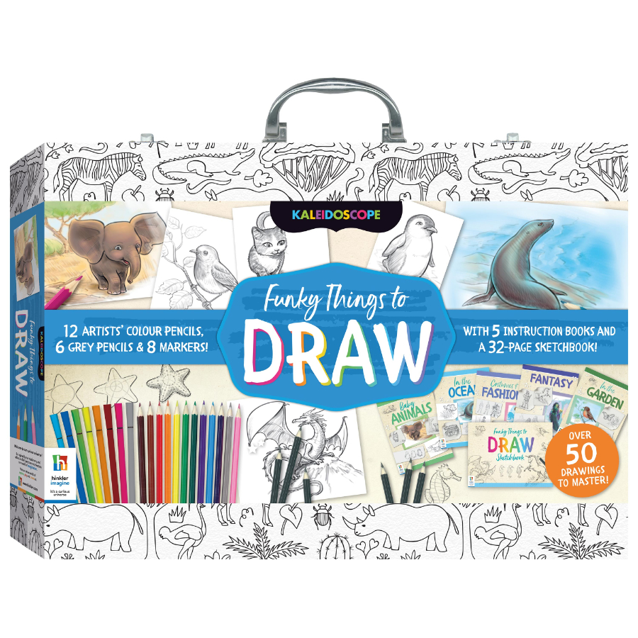 Kaleidoscope Funky Things To Draw Kit In Carry Case