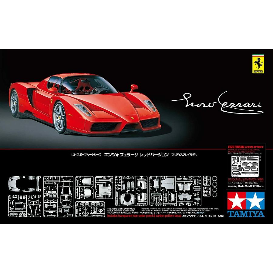 Tamiya Model Kit 1:24 Enzo Ferrari Red