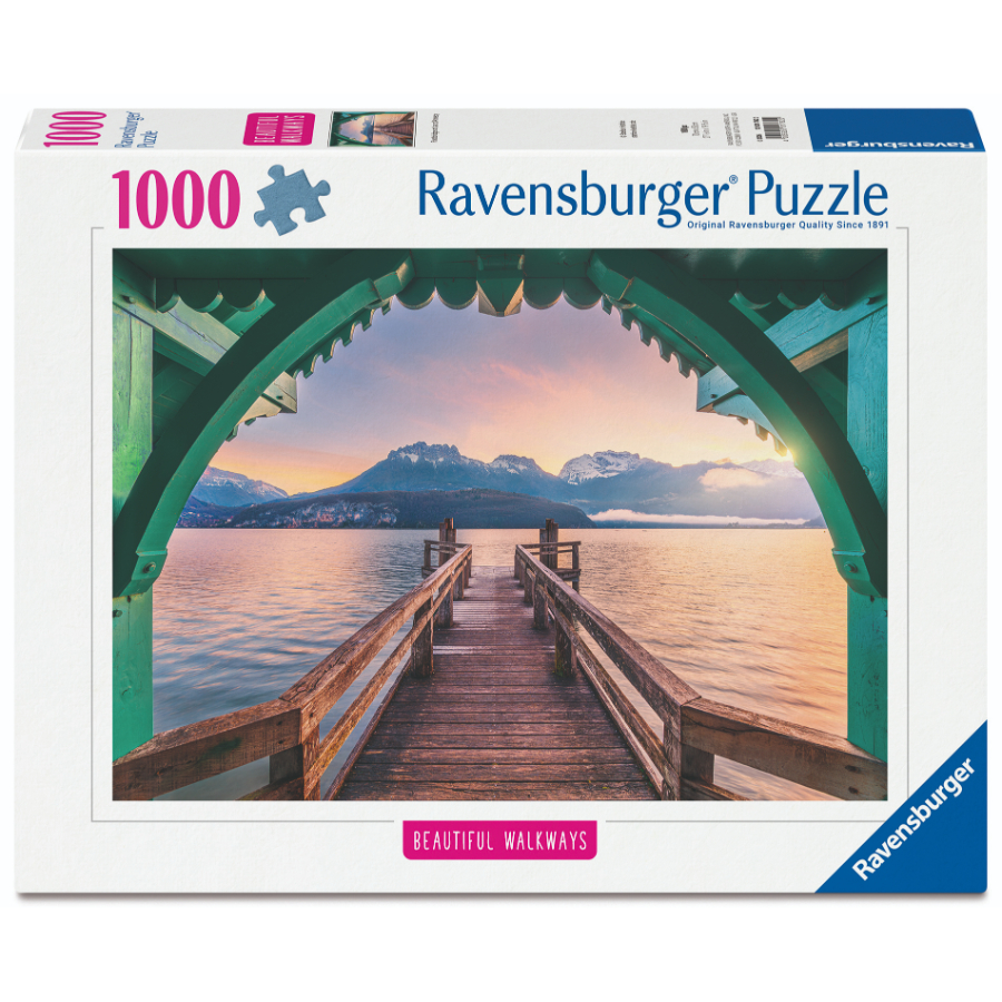Ravensburger Puzzle 1000 Piece Romantic Foot Bridge At Lac dAnnecy
