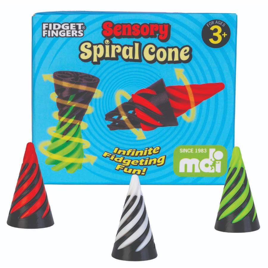 Sensory Spiral Cone Assorted