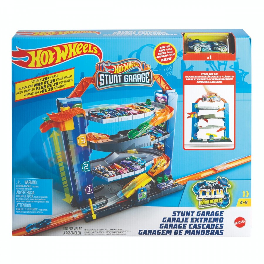 Hot Wheels City Stunt Garage Playset