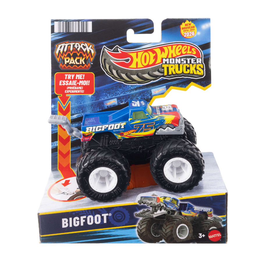 Hot Wheels Monster Trucks 1:64 Attack Truck Assorted