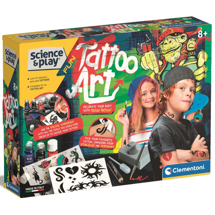 Clementoni Science & Play Tattoo Art Kit