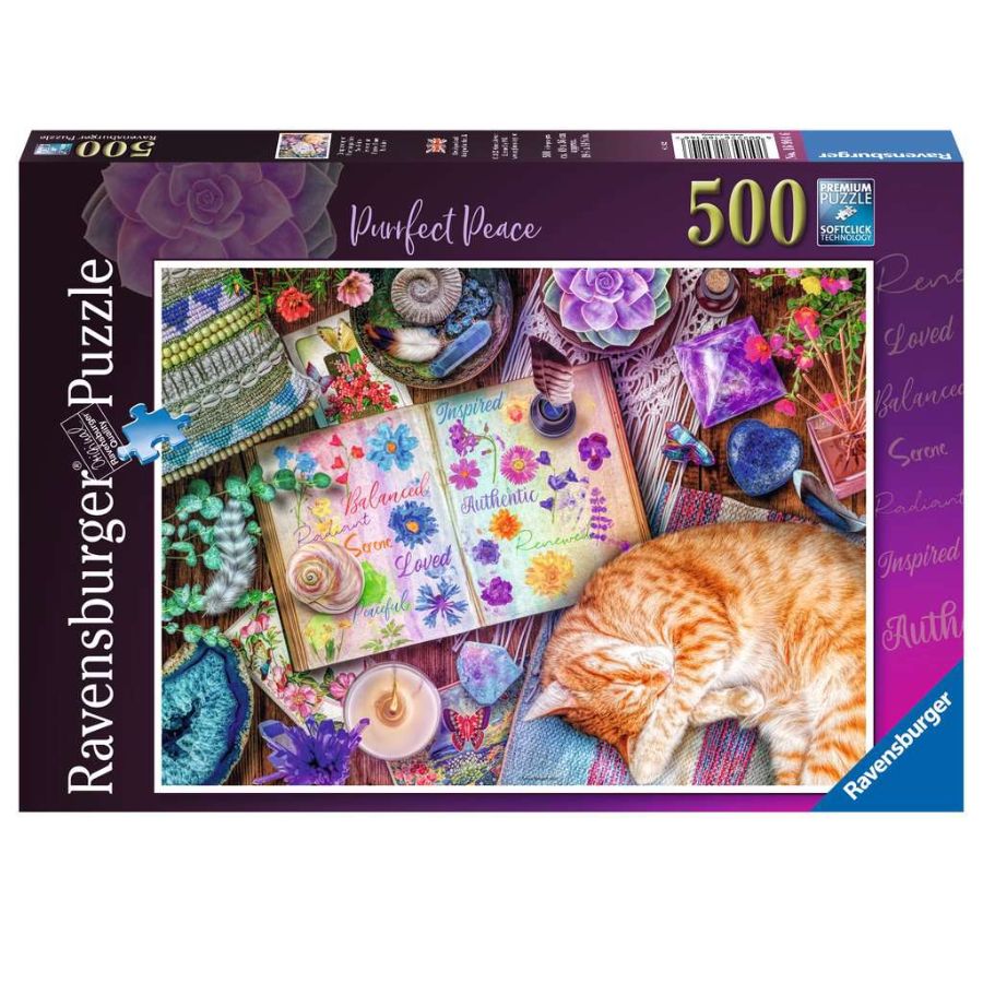 Ravensburger Puzzle 500 Piece Purrfect Peace
