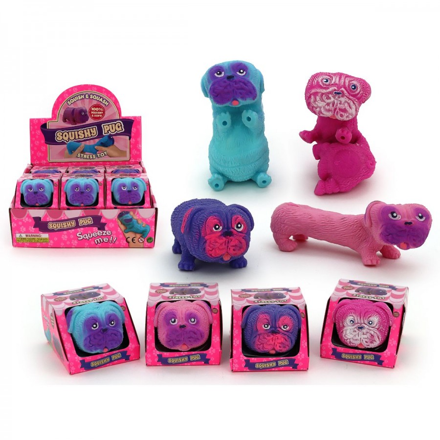 Squishy Pug Dog Assorted