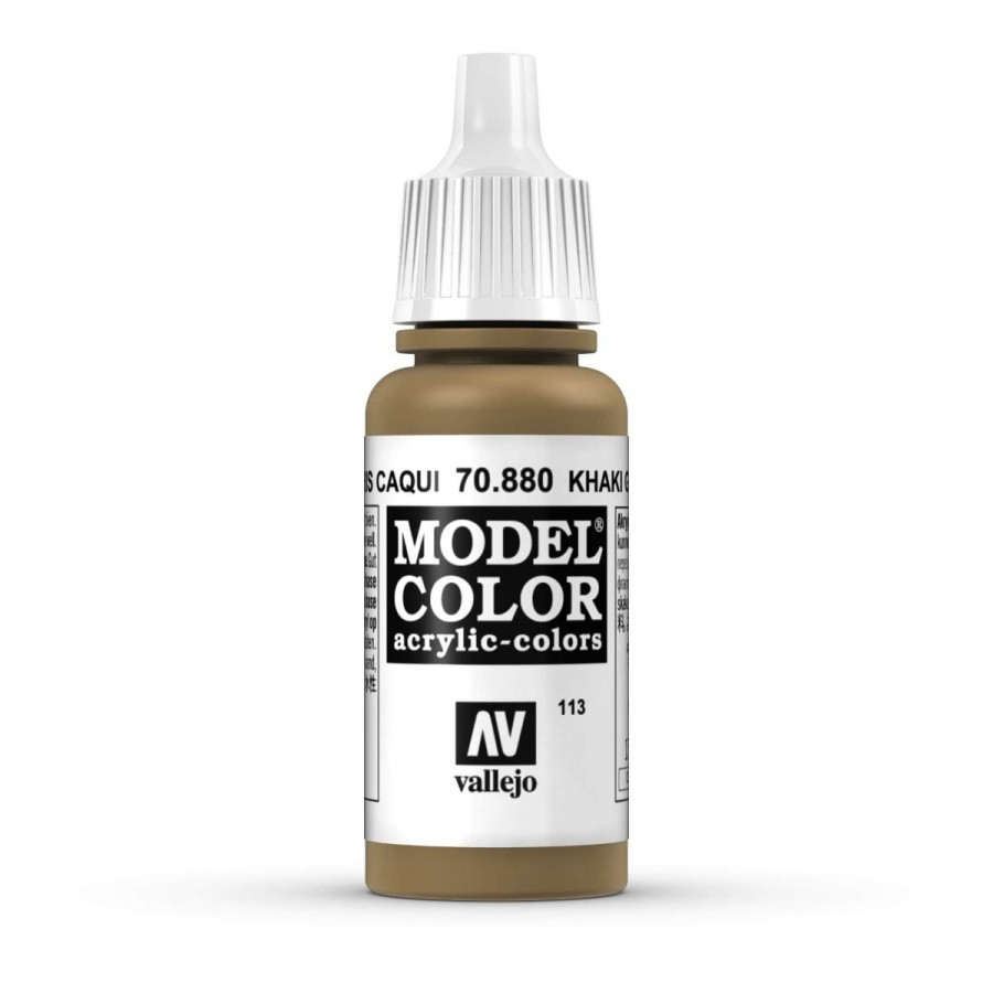 Vallejo Acrylic Paint Model Colour Khaki Grey 17-18ml