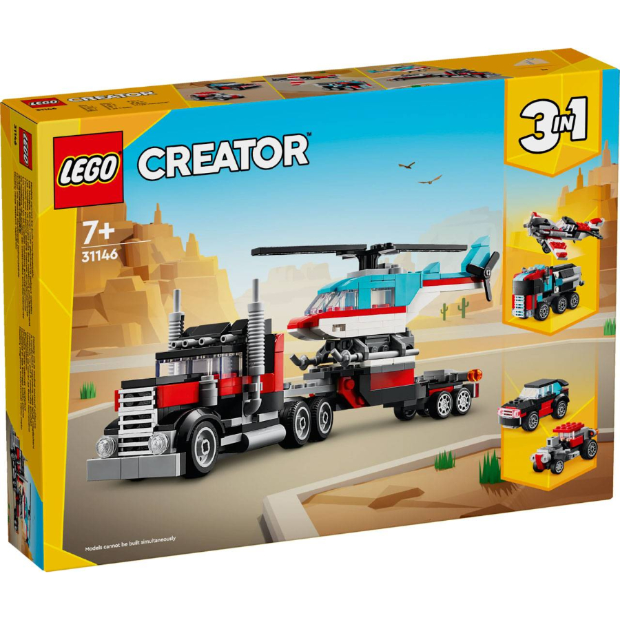 LEGO Creator Flatbed Truck with Helicopter
