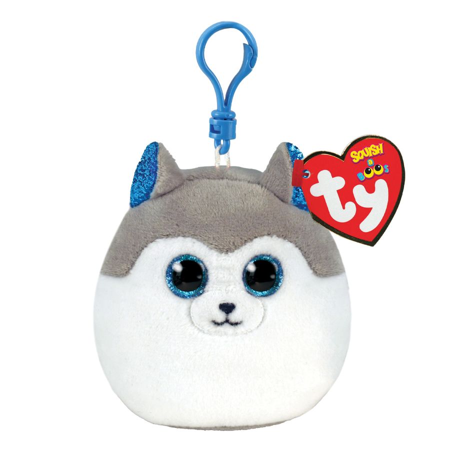 Beanie Boos Squish A Boo Clips Slush Husky