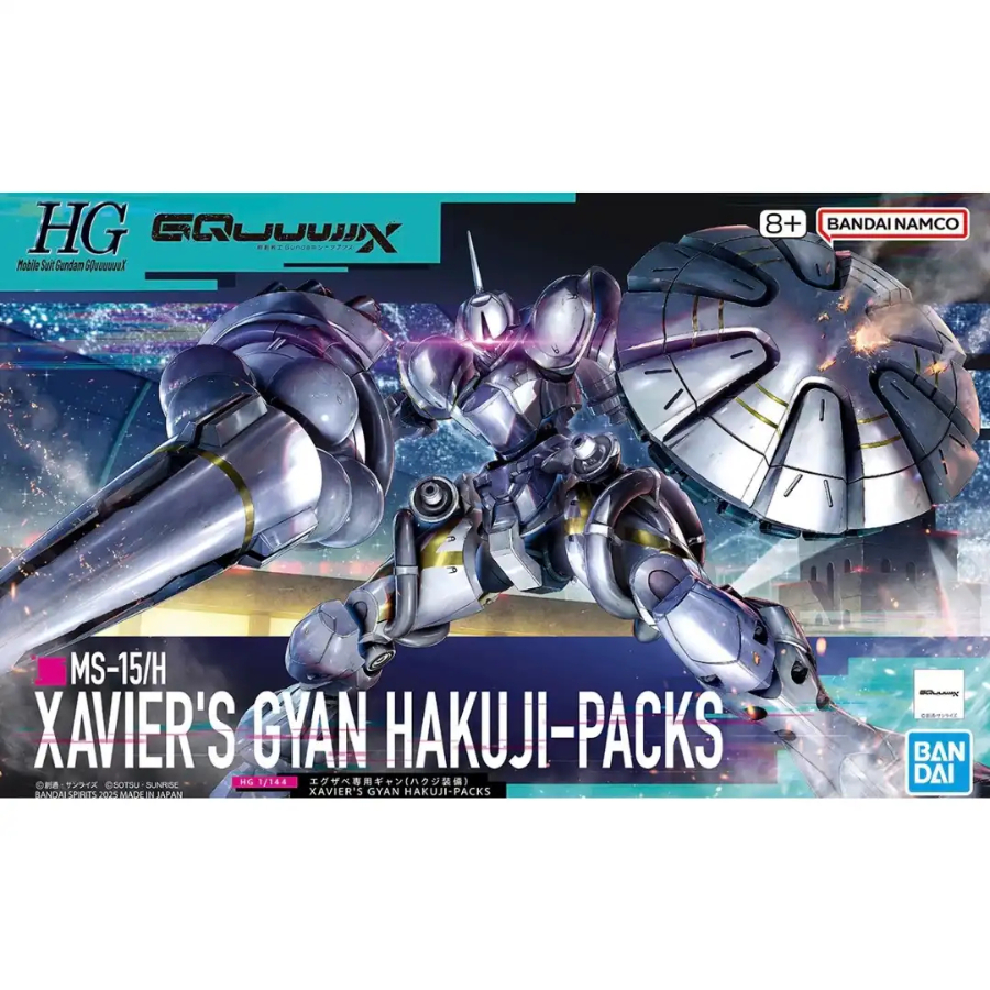 Gundam Model Kit 1:144 HG Xaviers Gyan Hakuji Packs