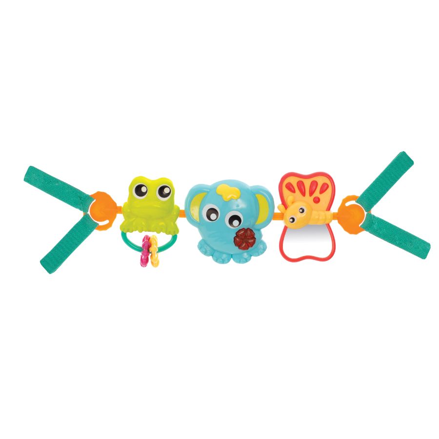 Playgro Travel Trio Musical Pram Tie