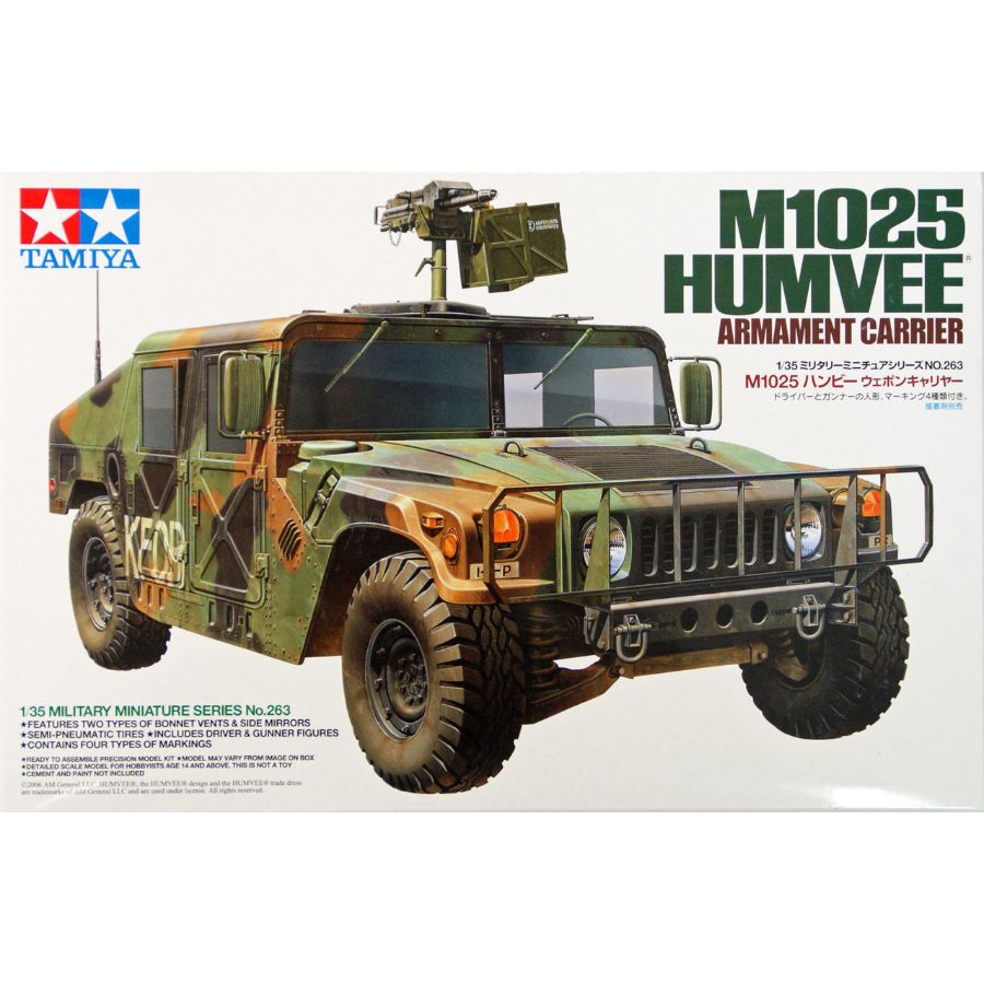 Tamiya Model Kit 1:35 M1025 Humvee Armoured Carrer