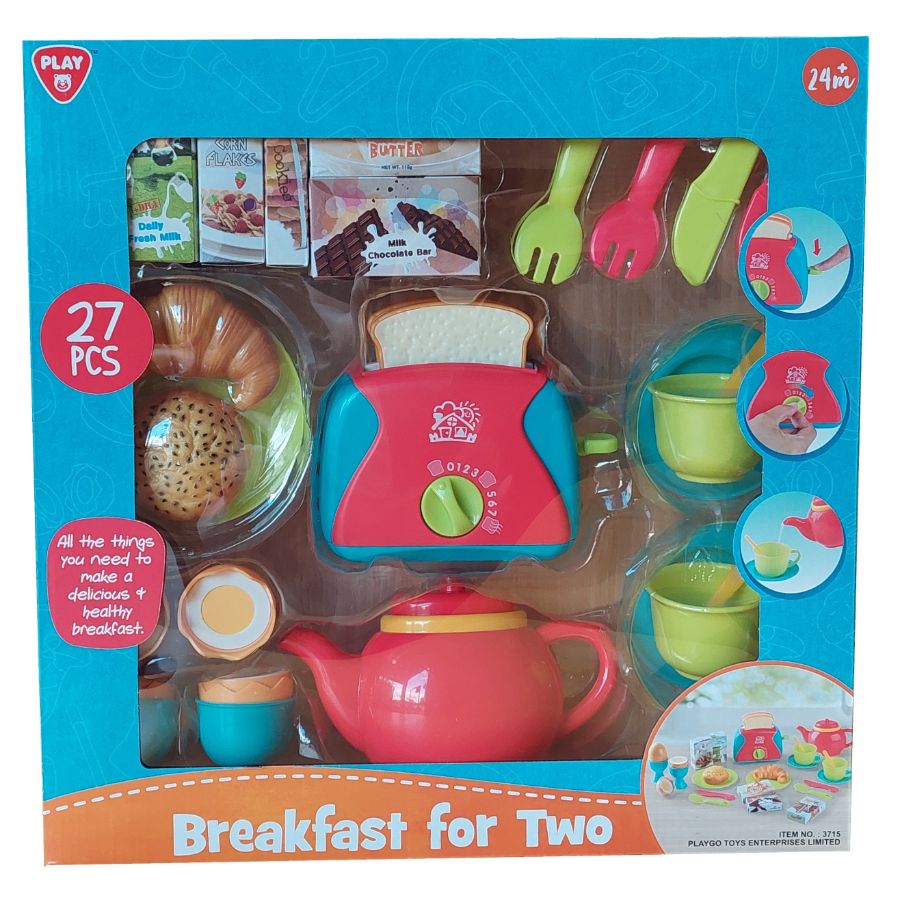 Breakfast For Two Set With 27 Pieces