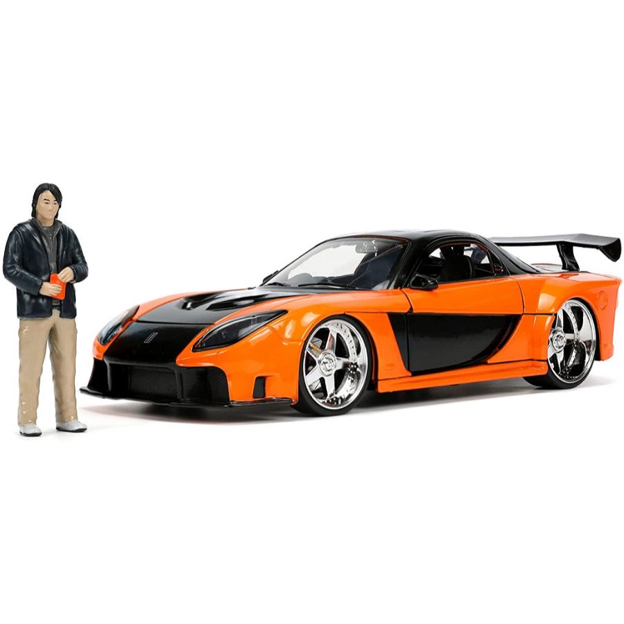 Jada Diecast 1:24 Fast & Furious 1967 Mazda RX7 With Han Figure