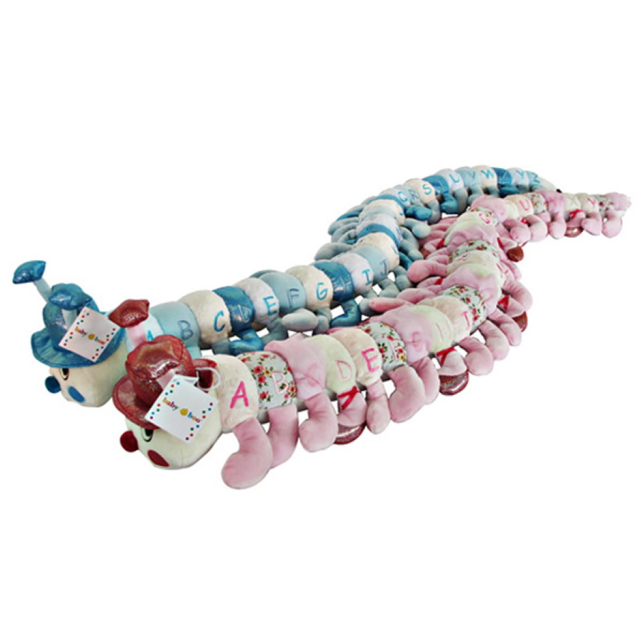 Caterpillar Pink Blue Alphabet Assorted