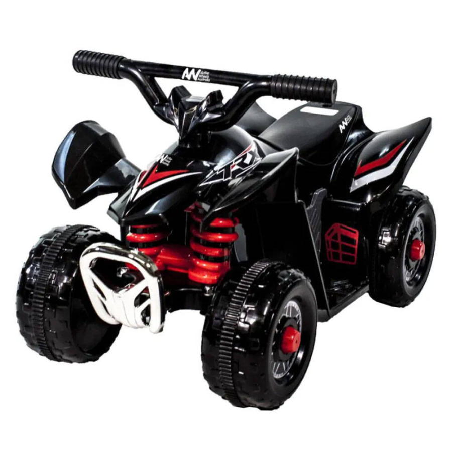 Yamaha Mini Quad Bike Black 6 Volt Electric Ride On For Kids