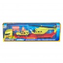 Teamsterz Street Machines Truck With Helicopter & Car