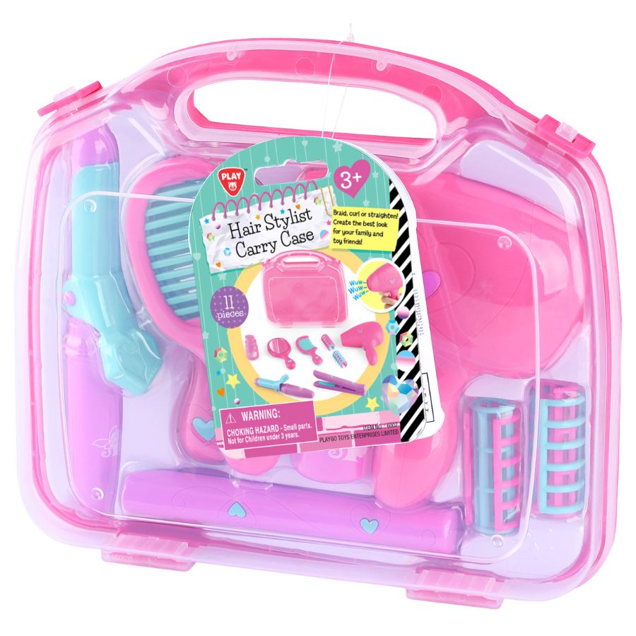 Hair Stylist Set In Carry Case With 11 Pieces