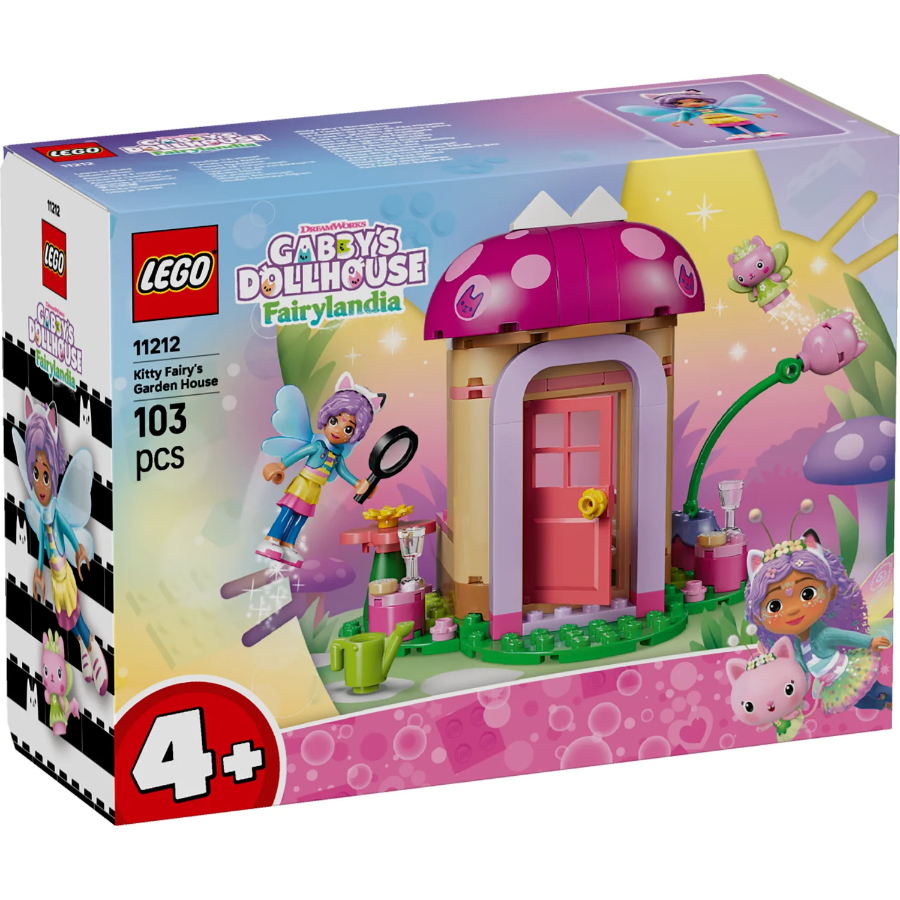 LEGO Gabbys Dollhouse Kitty Fairys Garden House 4+ Set