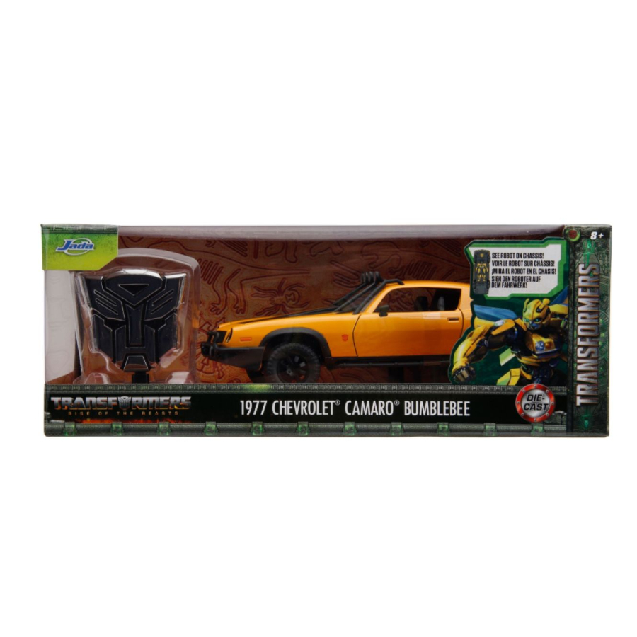 Jada Diecast 1:24 Transformers Rise of the Beasts Bumblebee 1977 Chevrolet Camaro